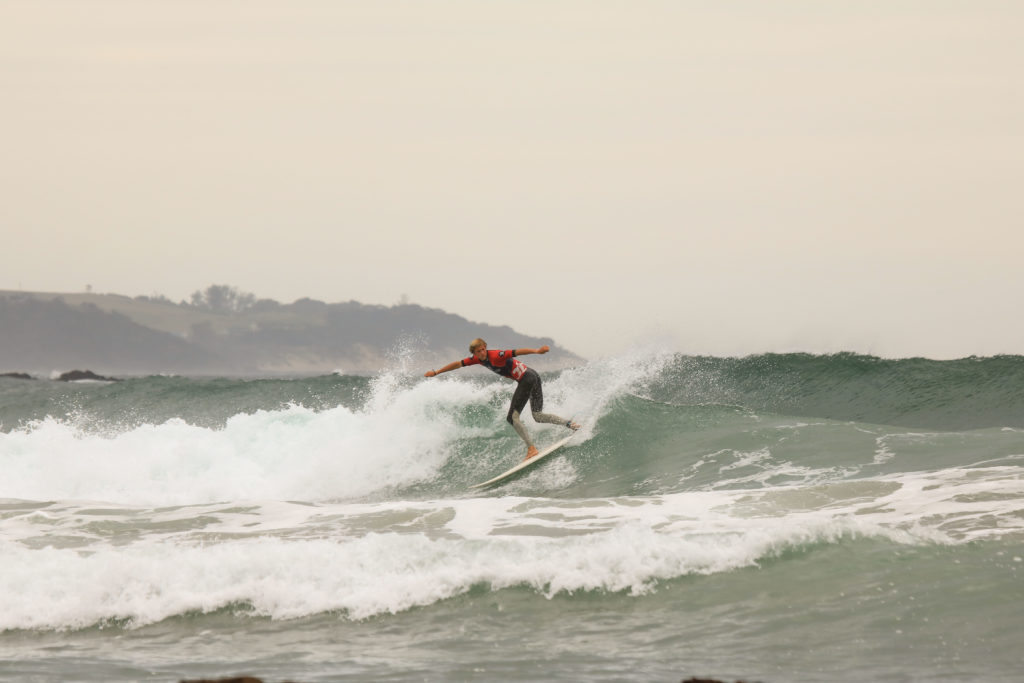 Fun waves in Coffee Bay
