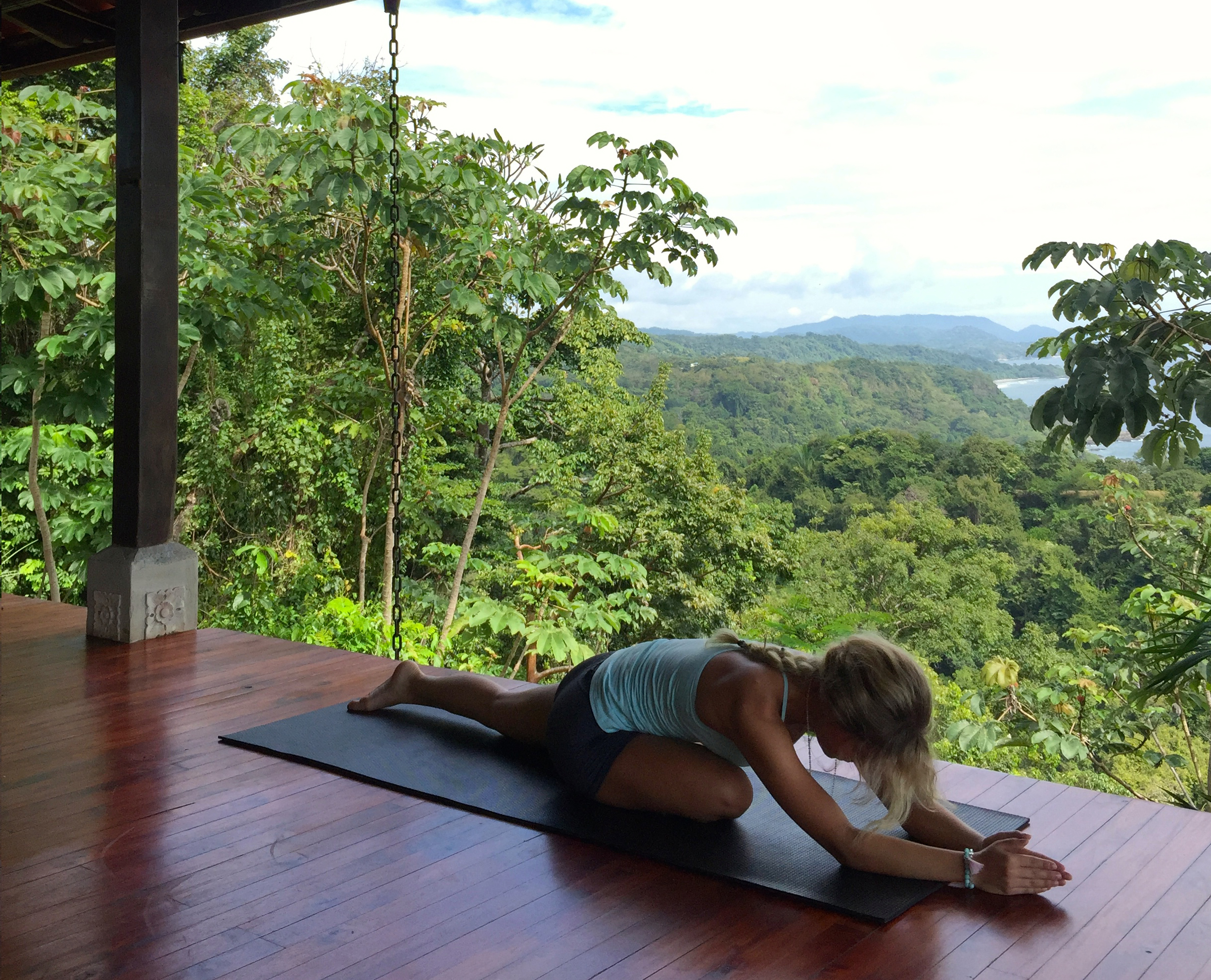 Get Sleeping Pigeon Yoga Pose Background